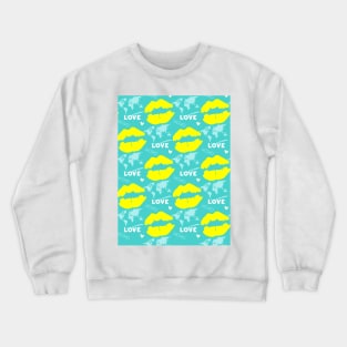 In love with a world Crewneck Sweatshirt